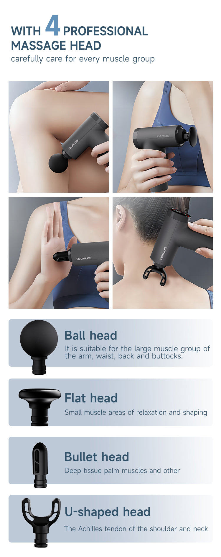 e3 Portable Massage Gun